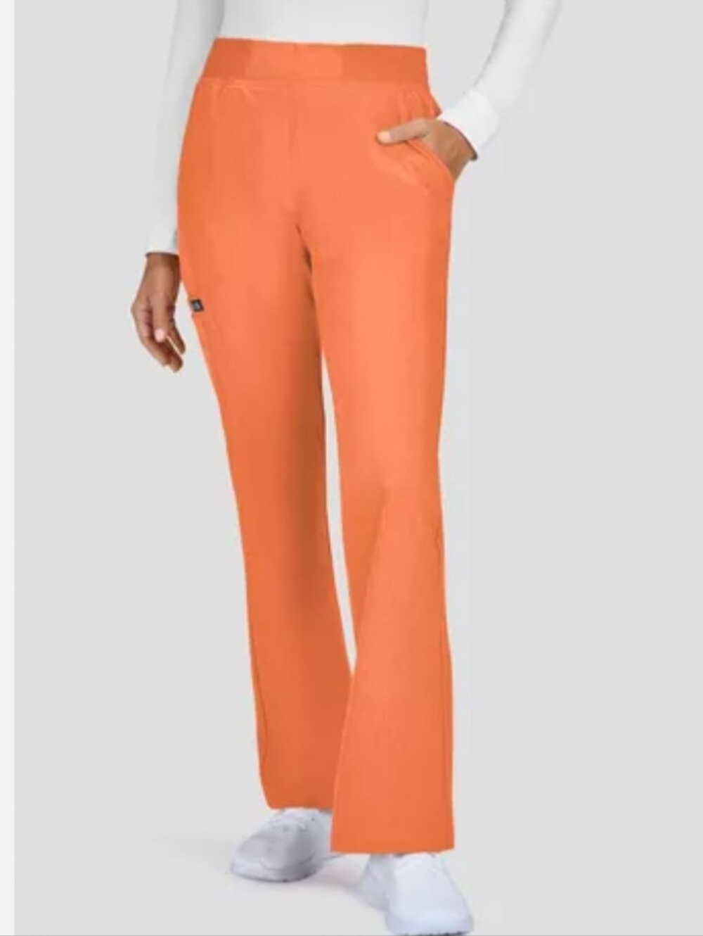 NWT Koi Basic Apricot Orange Wrenlee Scrub Pants, SIZE XS Petite
